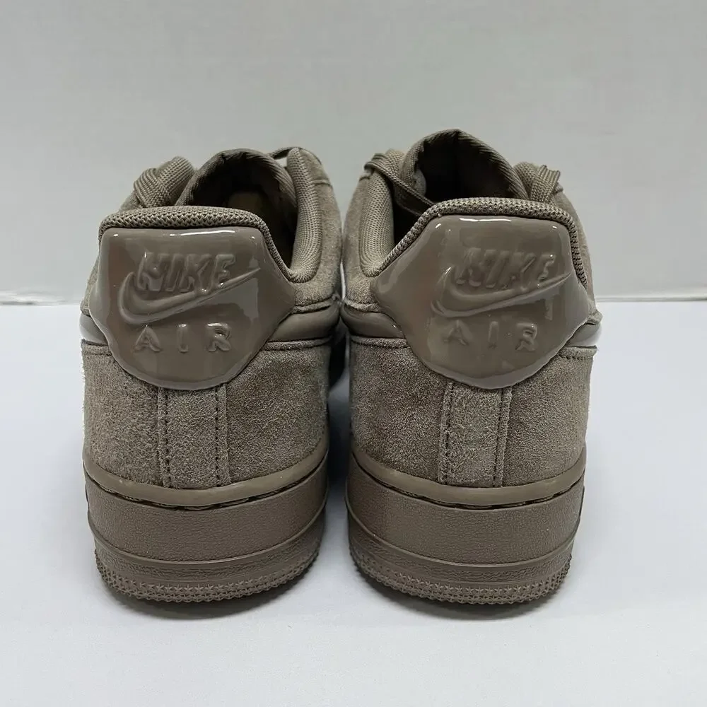 Nike Air Force 1 '07 Mink Brown Black HV4406 200 Size 9 Women Low Top Suede Shoe
